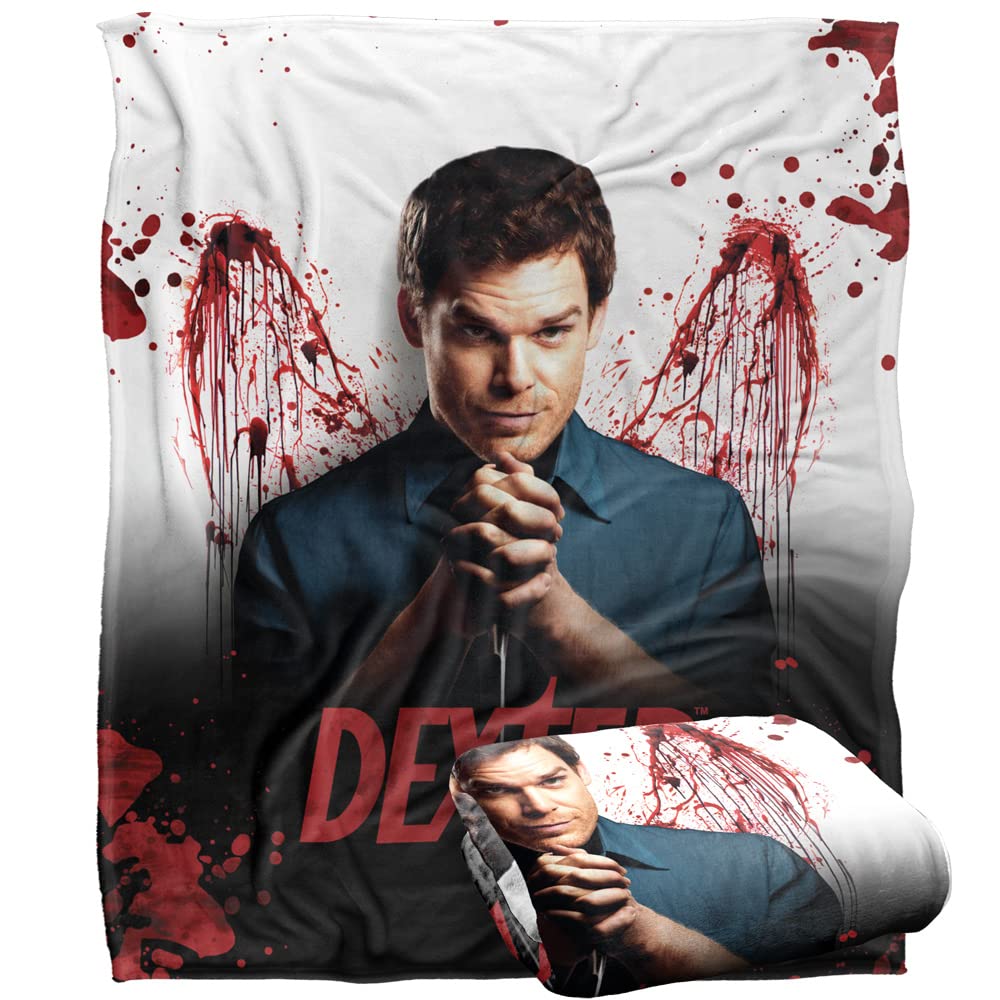 Dexter Blood Never Lies Officially Licensed Silky Touch Super Soft Throw Blanket 50 x 60