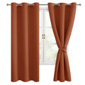 Hiasan Fall Blackout Curtains for Bedroom, 38 x 63 Inches Length - Thermal Insulated & Light Blocking Window Curtains for Living