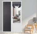 PI Blackout French Door Curtain,Door Window Shade Privacy Thermal Insulated Long Door Curtain for Glass Door/Sliding Door/Tie up