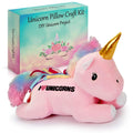 Make Your Own Unicorn Pillow Kit Arts and Crafts for Girls (No Sew), DIY Unicorn Craft Girl Ages 3 4 5 6 7 8 9 10 Years Old, Uni