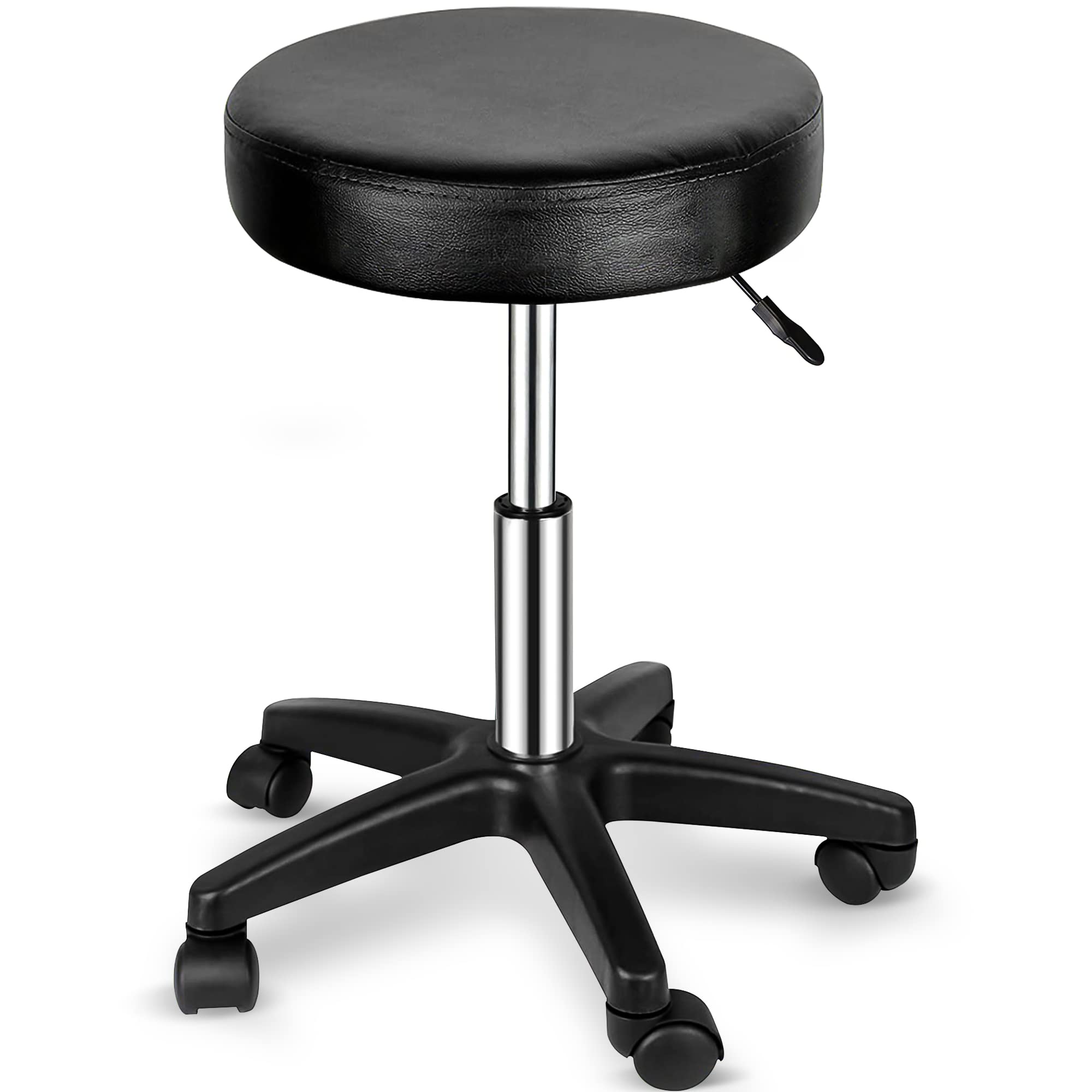 Nova Microdermabrasion Rolling Stool Swivel Salon Stool Chair Adjustable Drafting Stool Tattoo Office Massage Medical Facial Spa