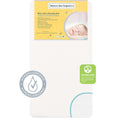 Nature Bee Organics Breathable 2-Stage Mini Crib & Toddler Mattress I 100% Breathable I GreenGuard Gold Certified I 100% Hypoal