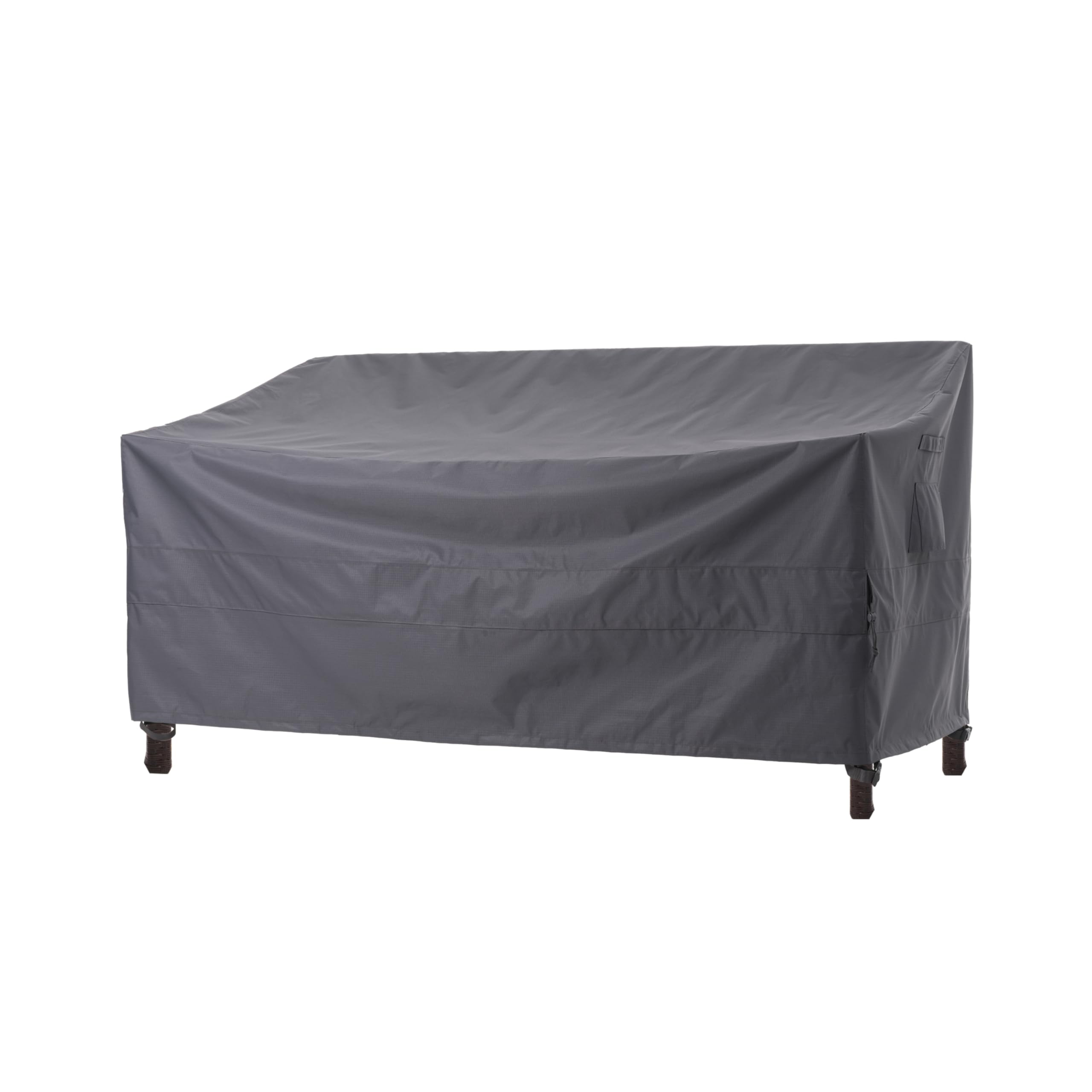 WJ-X3 2-Seater Outdoor Loveseat Covers, Heavy Duty Patio Couch Covers, Patio Sofa Covers Waterproof, High Wind Resistant Design 
