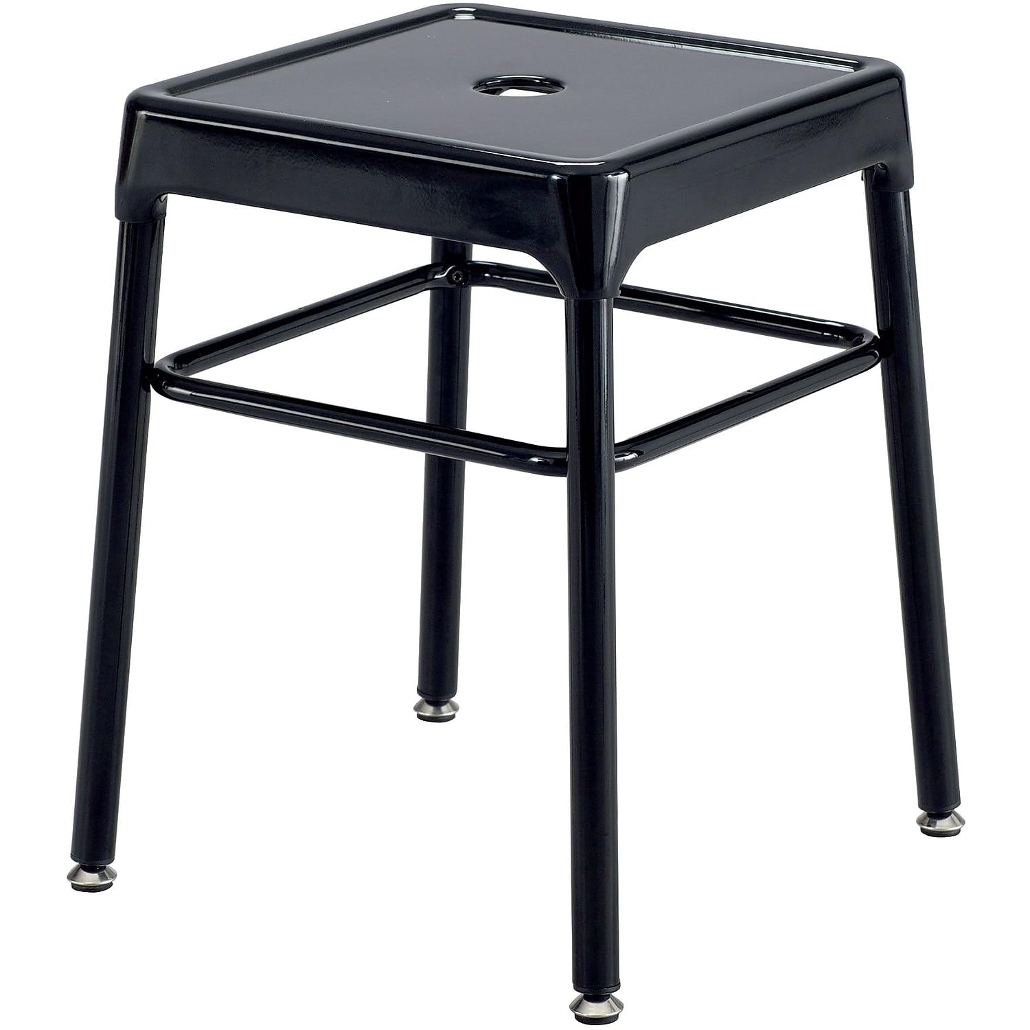 Safco Products Steel Stool Standard Height, Black