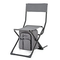 Arrowhead Outdoor Multi-Function 3-in-1 Compact Camp Chair: Backpack, Stool & Insulated Cooler, w/Bottle Holder & Storage Bag, E