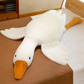 Werdast 19.5 Inches Goose Stuffed Animal Stuffed Goose Plush White Swan Throw Pillow Toy (White, 19.5)