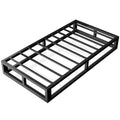 Bilily 6 Inch Twin Bed Frame with Steel Slat Support, Low Profile Twin Metal Platform Bed Frame Support Mattress Foundation, No 
