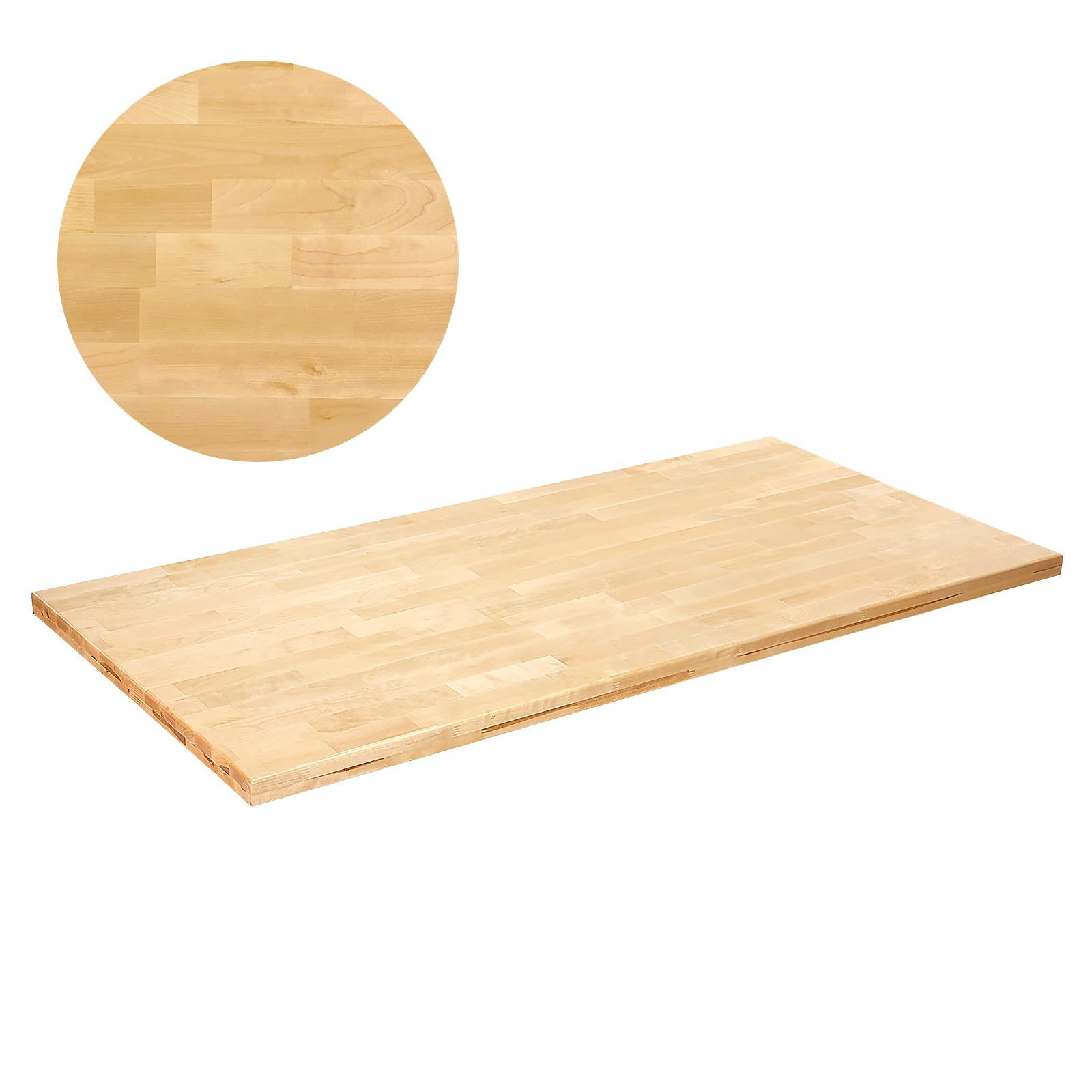 VEVOR Table Top, 330 lbs Load Capacity, 59.1 x 29.5 x 1.5 Rectangular Countertop for Height Adjustable Electric Standing Desk Fr