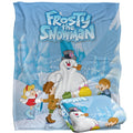 Frosty The Snowman Frosty and Kids Silky Touch Super Soft Throw Blanket 50 x 60