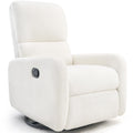 Jocisland Swivel Glider Rocking Recliner Chair for Adults, Nursery Rocker Reclining, Comfy Upholstered Single Sofa Armchair for 