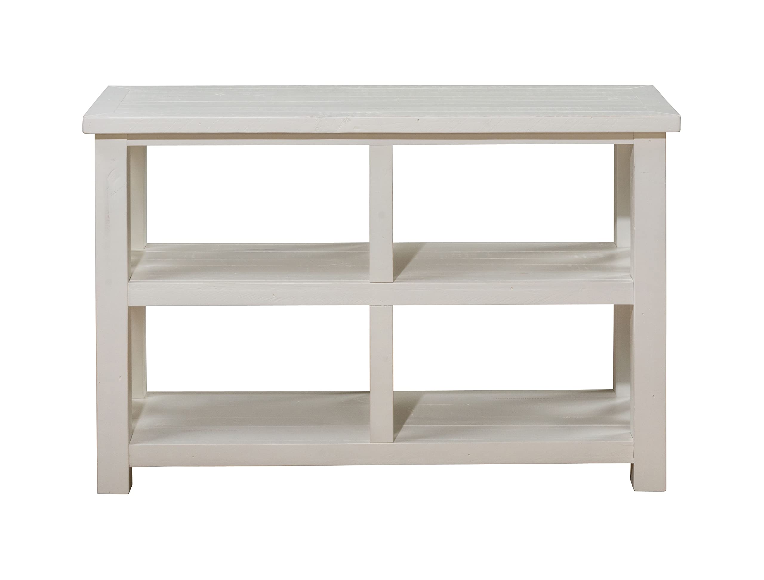 Jofran: 649-4, Madaket, Sofa/Media Table, 50  W X 18  D X 32  H, Madaket White Finish, (Set of 1)