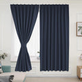 Muamar Blackout Curtains Privacy Curtains 84 Inch Length Window Curtains,Easy Install Thermal Insulated Window Shades, Stick Cur