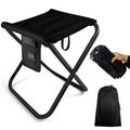 K-MingleSo Upgraded Portable Folding Stool, 13 Inch Camping Stool for Adults Fishing Hiking Gardening and Beach with Carry Bag, 