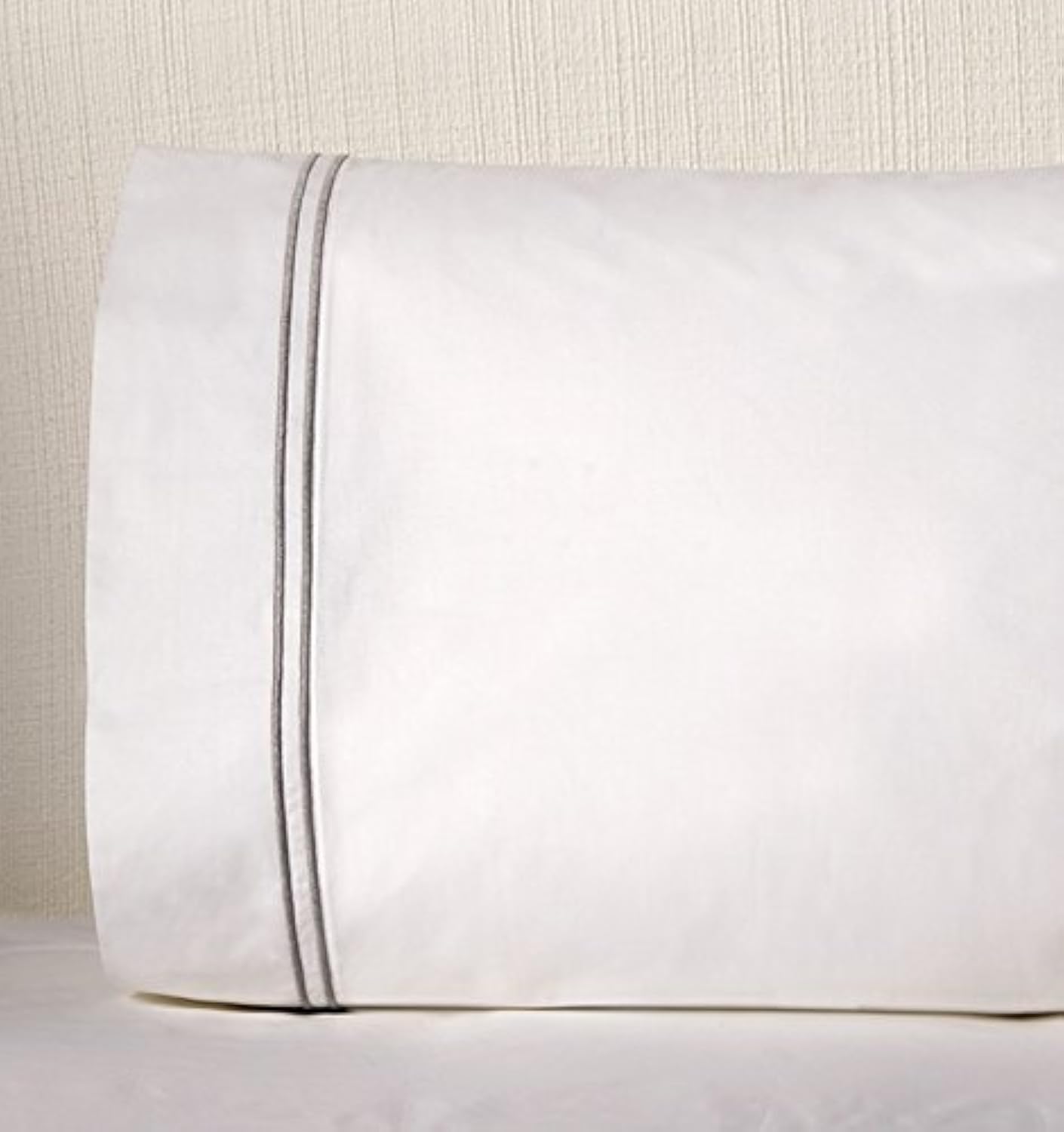 Grande Hotel Collection by Sferra - Pair of King Pillowcases 22x42 (White/White)