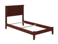 AFI, Madison Twin Foundation Bed, Walnut