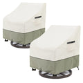 LSongSKY Outdoor Swivel Lounge Chair Cover 2 Pack,Waterproof Heavy Duty Outdoor Chair Covers,Patio Rocking Chair Covers for Outd