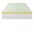 ZINUS 3 Inch Green Tea Memory Foam Mattress Topper, Pressure-Relieving Layers, CertiPUR-US Certified, Short Queen