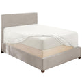 Hearth & Harbor Extra Deep Pocket Full Fitted Sheet, White Full Size Fitted Sheet Only, 1800 Microfiber Fitted Bed Sheet, Ultra 