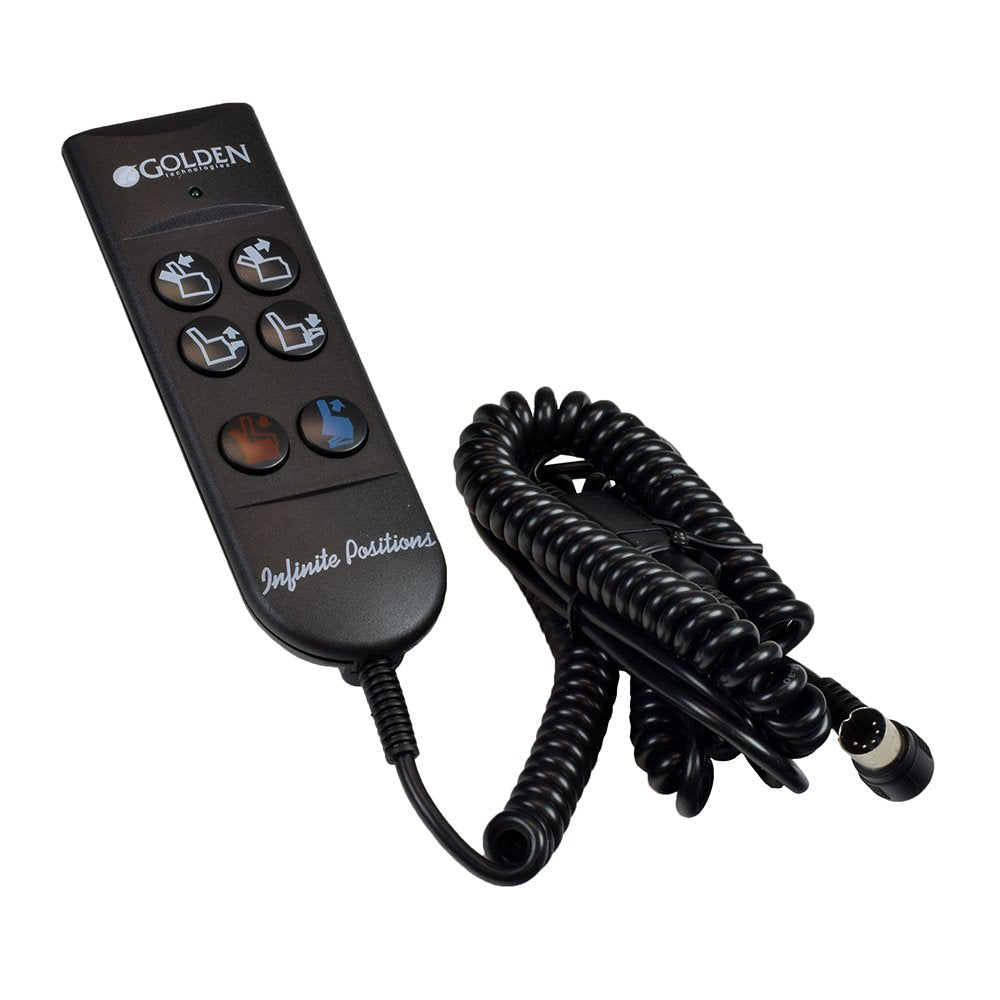 Golden Tech Lift Chair Infinite Position Hand Control ZK756HCL,Black