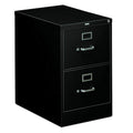 HON 310 Series Vertical File Cabinet Legal Width, 2 Drawers, Black (H312C)