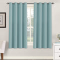H.VERSAILTEX Window Treatment Blackout Thermal Insulated Room Darkening Solid Grommet Curtains/Drapes for Bedroom (Set of 2 Pane