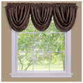 Achim Home Furnishings Sutton Waterfall Valance - 48x36 - Brown