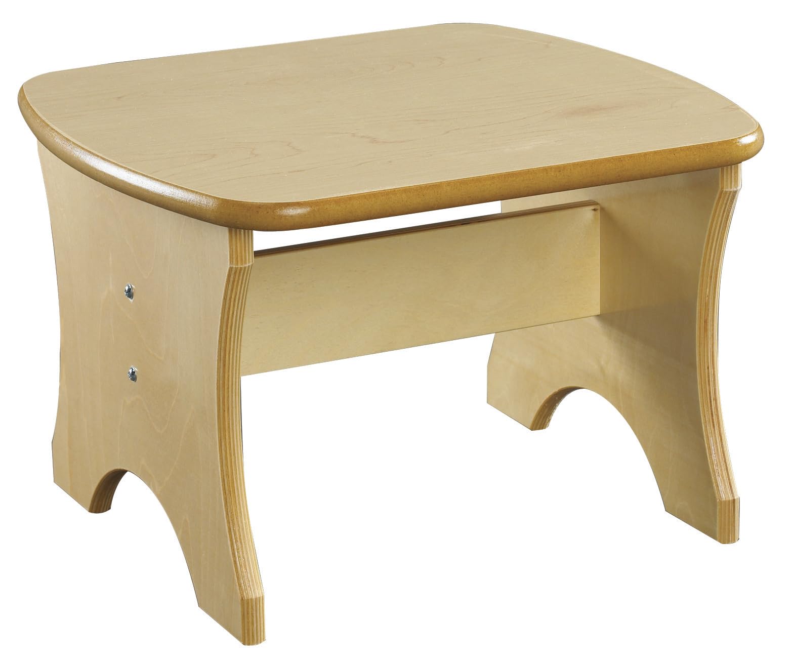 Bird in Hand 1301533 Family Living Room Center End Table, Birch Wood, 16 x 14-3/4 x 10-3/8, Natural Wood Tone