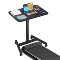 MPETAPT 28-Inch Mobile Standing Desk Adjustable Height, Portable Standing Desk with Lockable Wheels, Rolling Table for Home Offi