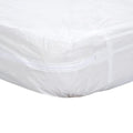 Mars Wellness Waterproof Vinyl Mattress Protector and Cover - Zippered White Mattress Cover Sheet Bed Bugs Mattress Cover - 1 Pa