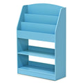 Furinno Lova Magazine/Bookshelf with Storage, Light Blue