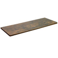 VIVO Rustic Vintage Brown 60 x 24 inch Universal Solid One-Piece Table Top for Standard and Sit to Stand Height Adjustable Home 