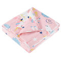 HOSUKKO Weighted Blanket - Weighted Blanket 7 lbs Pink Unicorn Heavy Blanket - Small Size Bresthable Blanket(41 * 60 inches, 7 l
