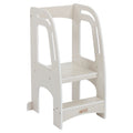 ECR4Kids Chefs Helper Kitchen Tower, Step Stool, White Wash