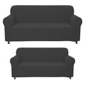 Sapphire Home 3-Piece Couch Cover Set, Sofa, Loveseat, and Arm Chair Slipcovers, Form fit Stretch, Wrinkle Free, Furniture Prote