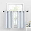 NICETOWN Room Darkening Window Tiers, Kitchen/Bathroom Kids Decor Blackout Valances Thermal Insulated Window Treatment Short Cur