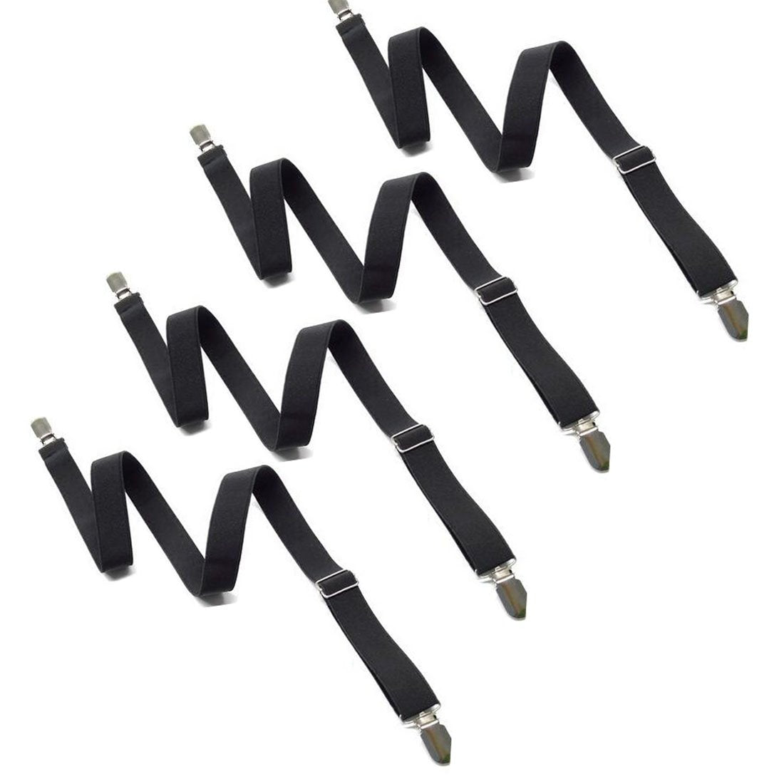 Glield Extend 20 to 78 Adjustable 4-Piece Under Sofa, Mattress, Bed Sheet Fastener, Long Strap Clip Bands BDJ01