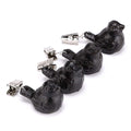OwnMy Set of 4 Tablecloth Weights Clip on, Pendant Tablecloth Weights Kit with Cast Iron Antique Birds, Cloth Weights Clip for O