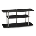 Convenience Concepts Designs2Go No Tools 46 inch 3 Tier Wide TV Stand, Black