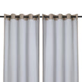 Chyhomenyc 100% Light Blackout Curtain Liners with 18 Rings, Window Curtain Liner for 54 Inch Curtains, Each 50Wx50L, 2 Liners P