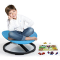 LWuuywa Kids Sensory Swivel Chair, Sensory Spin Chair for Autism Kids, Body Coordination Training Chair, Spin Seat, Metal Base, 