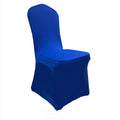 iEventStar Spandex Dining Chair Cover Covers Slipcovers for Wedding Banquet (Royal Blue)