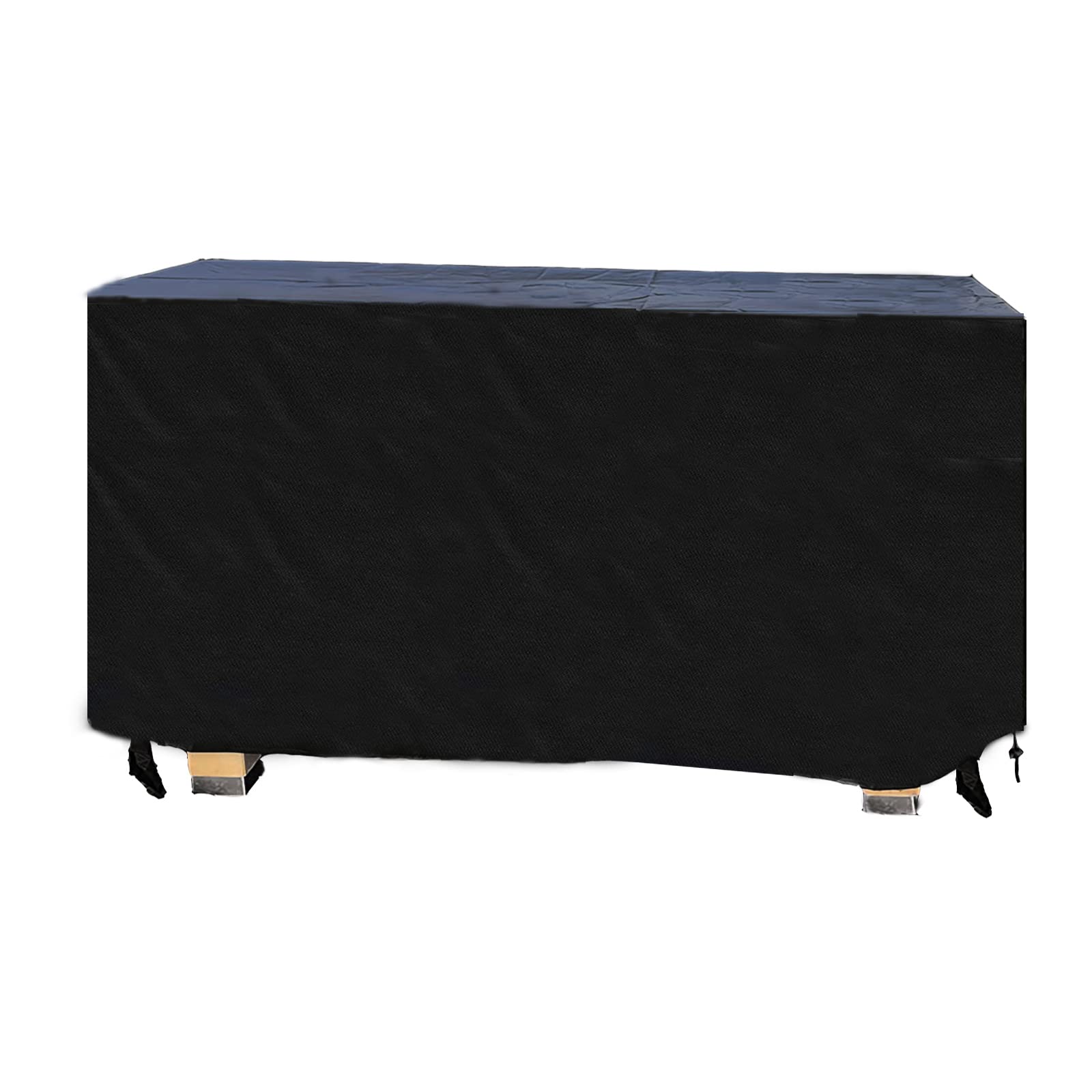 YWWQYBYQ Outdoor Coffee Table Cover,48(L) x 24(W) x 28(H),Outdoor Lawn Waterproof Garden Furniture Cover,Durable Windproof, Fits