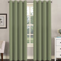 H.VERSAILTEX Blackout Window Treatment Curtains/Panels, Thermal Insulated Room Darkening Solid Grommet Drapes for Bedroom/Living
