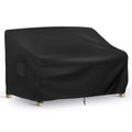 Richwon Outdoor Couch Cover Waterproof, 4-Seater Outdoor Sofa Cover, Patio Furniture Covers with Air Vent and Handles, 104W x 40