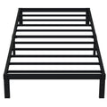 EMODA 10 Inch Twin XL Bed Frames No Box Spring Needed, Heavy Duty XL Twin Metal Platform Bed Frame, Noise Free, Easy Assembly, B