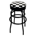 Performance Tool W85023 28-1/2-Inch Checkerboard 360 Degree Swivel Stool, Heavy Duty Steel Frame Is Perfect for Home, Bar and Sh