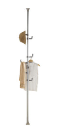 PRINCE HANGER, One Touch Steel Coat Rack, freestanding coat rack, for Clothes, Hats, Purse, Bags, for Living Room, Bed Room, Hom