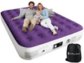 CHILLSUN Queen Air Mattress with Built in Pump,Elevated Durable Inflatable Mattresses with Storage Bag,13  Fast&Easy Inflating B