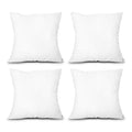 EDOW Throw Pillow Inserts, Set of 4 Lightweight Down Alternative Polyester Pillow, Couch Cushion, Sham Stuffer, Machine Washable