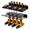UU-Major Power Tool Organizer with Charging Station,Drill Holder Wall Mount,Garage Storage Shelves for Organization and Storage,
